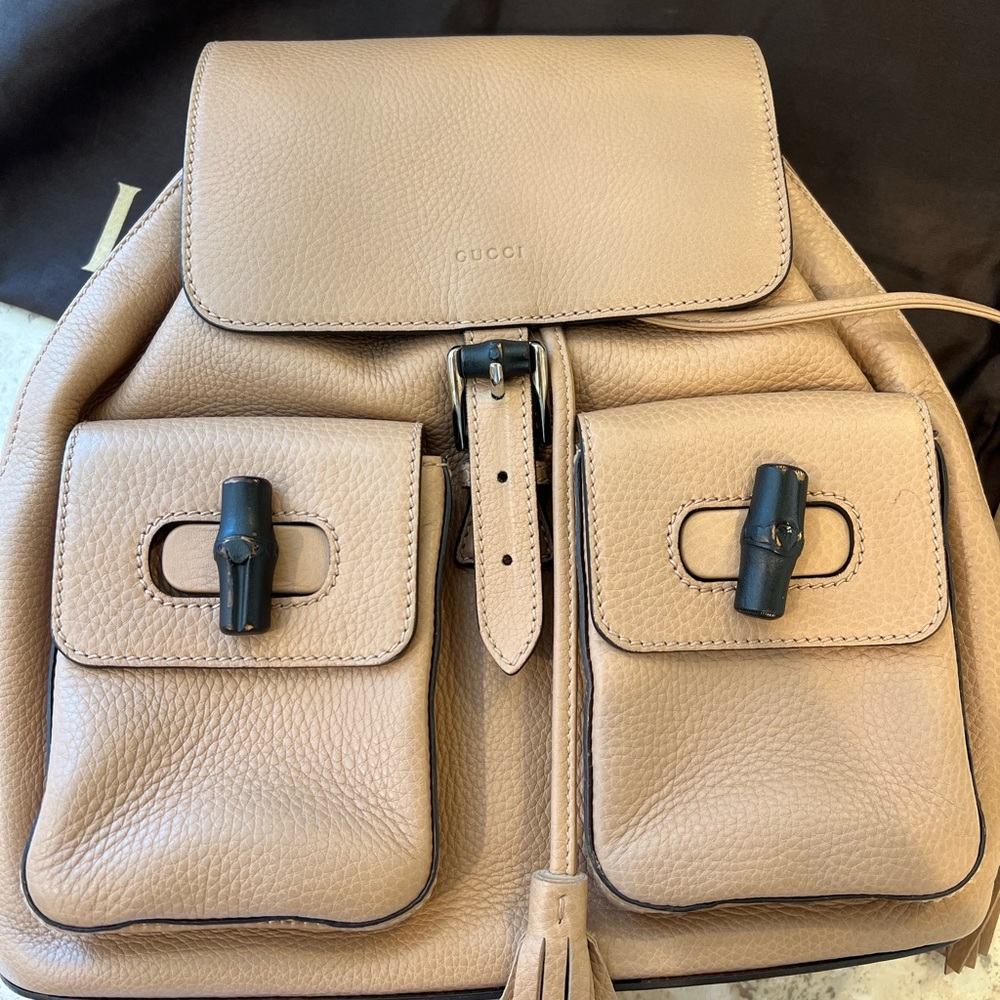 Gucci Bamboo Tassel Backpack Leather - Picture 4 of 6